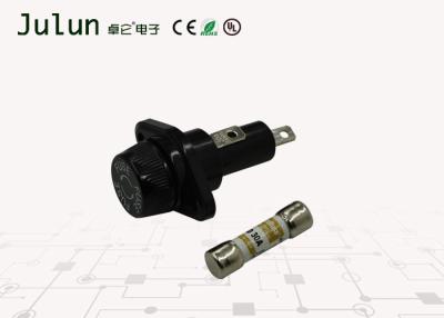 China 10*38mm Electronic Fuse Holder Glass Ceramic Fuse Holder Flame Retardant for sale