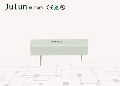 China SQZ Series Ceramic Wire Wound Power Resistors White Color Lead Free Available for sale