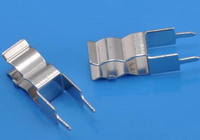 China El clip electrónico del fusible del cobre H62 afianza el material de electrochapado del niquelado con abrazadera del grueso de 0.4m m en venta
