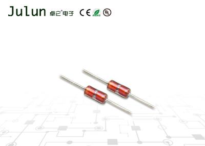 China Serie estándar termal del resistor DO-34 de NTC - termistor con terminales axiales 300°C del paquete de cristal en venta