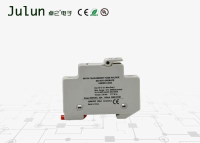 China Power application 1000V low voltage fuse bracket 10x38mm DIN rail mounting for sale