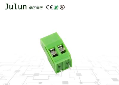 China LED Drive Power Supply Screw Terminal Block , Pcb Terminal Block In Green Color for sale