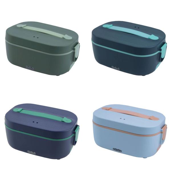 Quality CE Electric Lunch Boxes 1.5L Portable Leak Proof Stainless Steel Food Container for sale