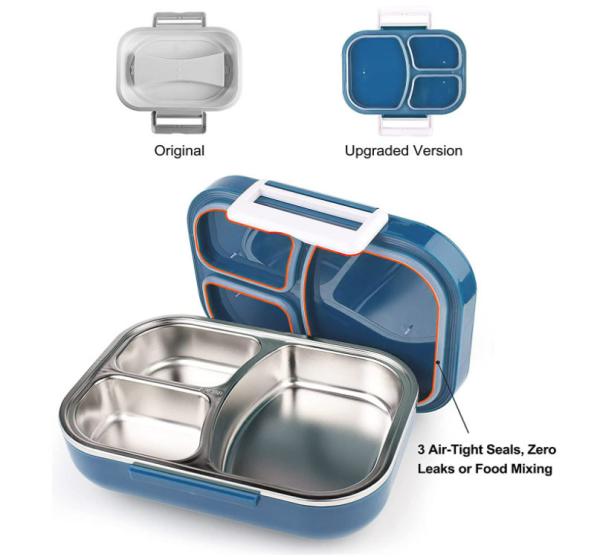 Quality PP Electric Lunch Boxes 60W Stainless Steel Heated Lunch Box Multi Function OEM for sale