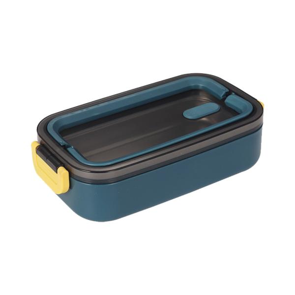 Quality Single Layer Metal Bento Lunch Box Capacity 2L Portable PP Material for sale