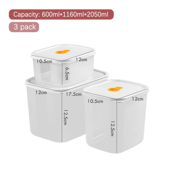 Quality 3L Plastic Lunch Containers Stackable Plastic Pack Lunch Box for sale
