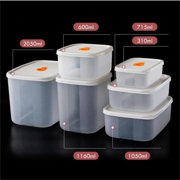 Quality 3L Plastic Lunch Containers Stackable Plastic Pack Lunch Box for sale