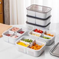 Quality Plastic 3 Compartment Lunch Containers OEM Food Container Freezer for sale