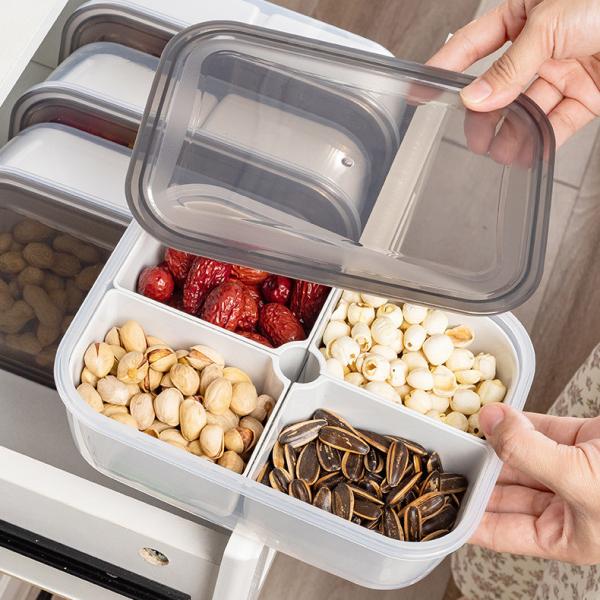 Quality Plastic 3 Compartment Lunch Containers OEM Food Container Freezer for sale
