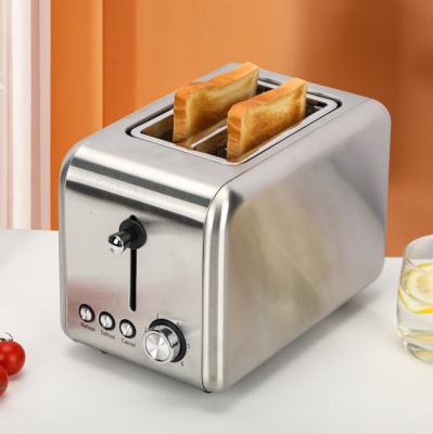China 850W Kitchen Aid Toaster Stainless Steel Long Slot Toaster OEM for sale