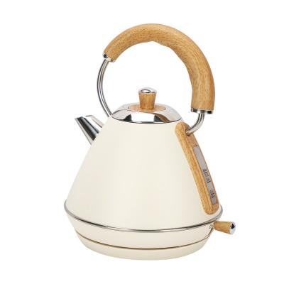 China Retro Stainless Steel Electric Tea Kettle 1L Hot Water Kettle 1500W for sale