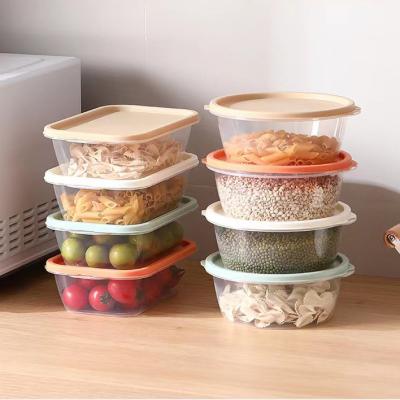 China Envases de comida de plástico de 250 ml Reutilizables Envases de comida de plástico transparente en venta