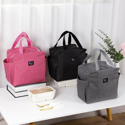 China Cationic Custom Insulated Lunch Bags Double Layer Leak Proof Lunch Bag for sale