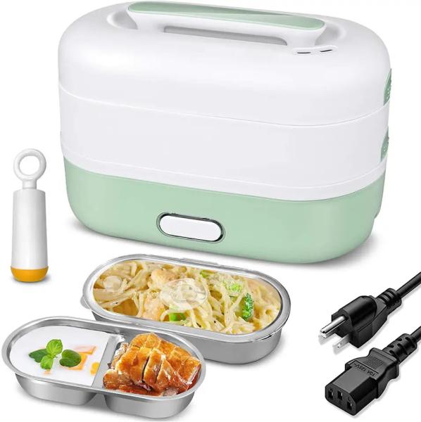 Quality 1.4L Electric Cooker Box Double Layer Steaming Lunch Box Power 350W for sale