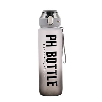 China 1L BPA Free Sports Water Bottles With Time Stamp Non Toxic Tritan for sale