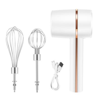 China OEM Portable Electric Mixer Handheld Stainless Steel Egg Beater for sale