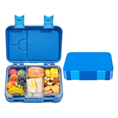 China ABS Plastic Bento Lunch Box Bentgo Insulated Food Container With 2 Child Latches for sale