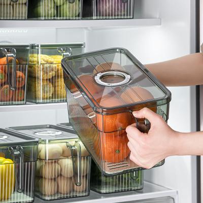 China Contenedores de plástico 3L para comer Tiempo de almacenamiento Contenedores de almacenamiento de refrigeradores ODM en venta
