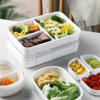 Quality 350ml Plastic Lunch Containers OEM Lunch Pack Containers For Meal Prep for sale