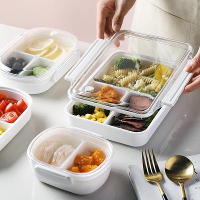 China 350ml Plastic Lunch Containers OEM Lunch Pack Containers For Meal Prep for sale