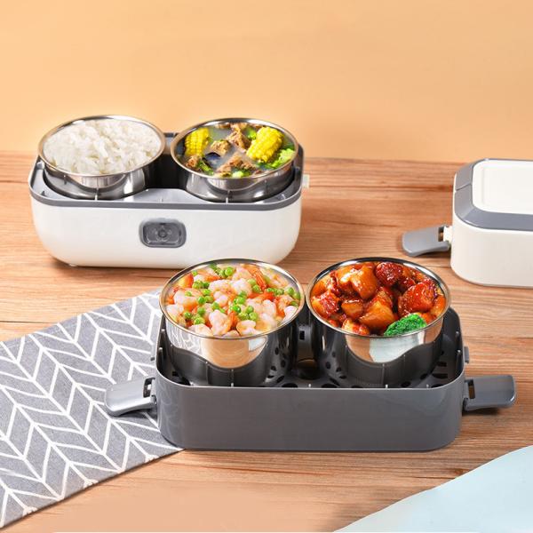 Quality Double Layer Mini Cooker Portable Lunch Box 2 Liters Leak Proof for sale