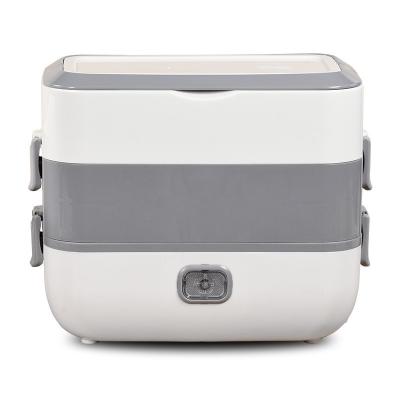 China Double Layer Mini Cooker Portable Lunch Box 2 Liters Leak Proof for sale