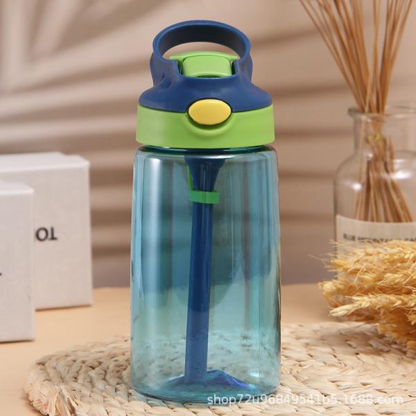 Quality 480ml Reusable Water Bottle Odorless BPA Free Reusable Cup With Straw for sale