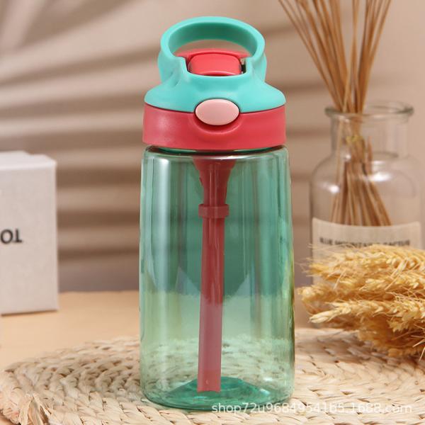 Quality 480ml Reusable Water Bottle Odorless BPA Free Reusable Cup With Straw for sale