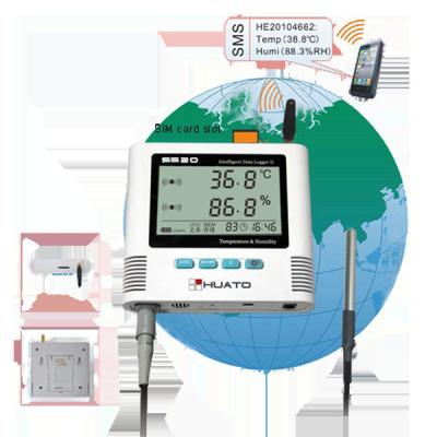 China Cold Truck Gsm Temperature Monitor Data Logger Gsm Modem With Printer for sale