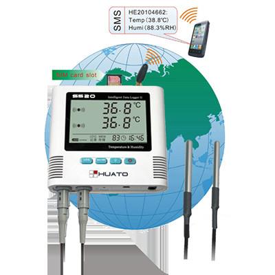 China Portable Temperature Data Logger With Gsm Large LCD Display Easy Operate for sale