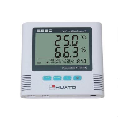 China High accuracy 0.2 degree  Light Alarm Import  Switzerland Sensor  Calibration Temperature Humidity Data Logger for sale