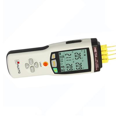 China Environmental 4 Channel Thermocouple Display / Multi Channel Thermocouple Meter  for sale