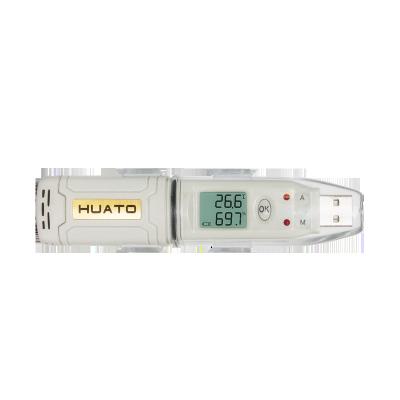 China Humedad de la temperatura del maderero de datos USB de la alta precisión con la batería de litio del 1/2 AA 3.6V en venta