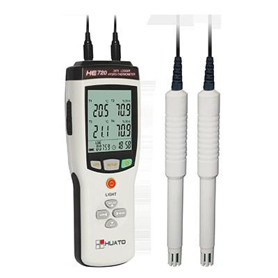 China Portable Digital Thermometer Hygrometer Temperature Humidity Meter With Probe for sale