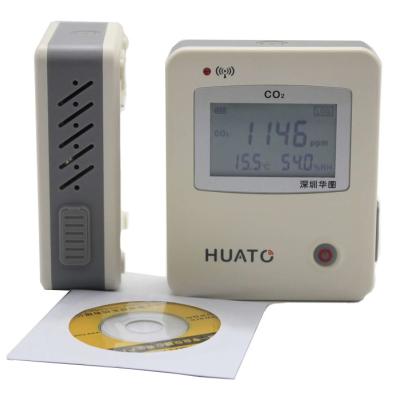 China Registador de dados do CO2 do registrador do monitor da umidade da temperatura com os sensores importados original à venda