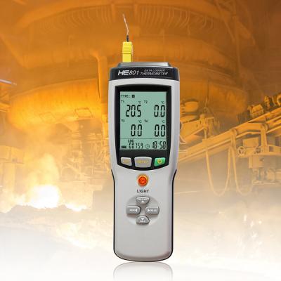 China HE801 Thermocouple Data Recorder , 1 Channel Handheld Thermocouple Meter for sale