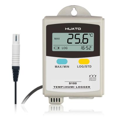 China Fast Response Temperature Humidity Data Logger For Transportation External Sensor for sale