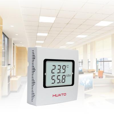 China Maderero de datos del voltaje/sensor industriales de la temperatura y de la humedad con la exhibición en venta