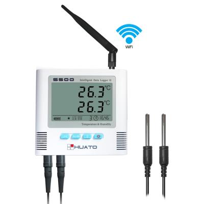 China Temperatura da elevada precisão e aparência elegante de Wifi do monitor da umidade à venda
