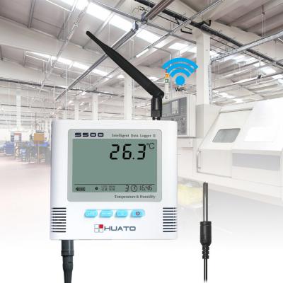 China Sensor de la humedad de la temperatura de Wifi del museo, transmisor de Wifi de la temperatura en venta
