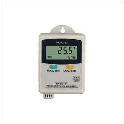 China Pharmacy Temp Humidity Data Logger Internal Sensor Temperature And Humidity Meter for sale
