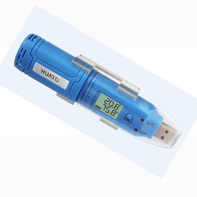 China Mini Temperature And Humidity USB Data Logger Blue Color Internal Sensor for sale
