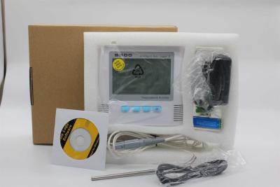 China Estuche de plástico del monitor de la alarma de la temperatura del refrigerador del maderero de datos de Digitaces G/M en venta