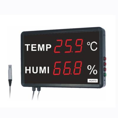 China Termómetro grande de la temperatura ambiente del LED, metro de la humedad del termómetro de Digitaces en venta