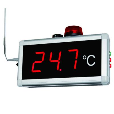 中国 大きいLED表示が付いているPT100高精度のデジタル体温計の湿度計 販売のため