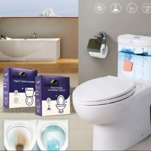 Quality Orange Toilet Cistern Descaler Tablets Toilet Cleaning Foaming Tablets OEM Brand for sale