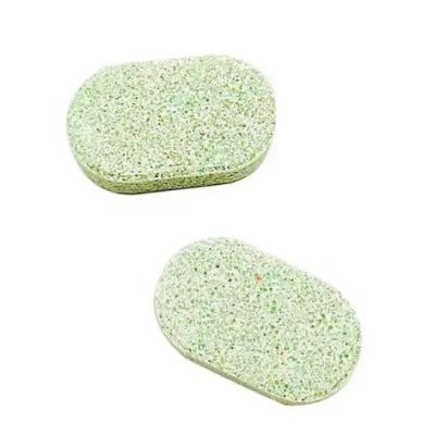 China Tabletas de jabón para manos de espuma alta Cero residuos 8g Color verde amigable para la piel en venta