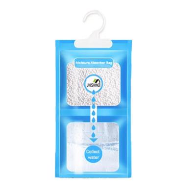 China 230g Anti Mildew Tablets Hanging Dehumidifier Bag For Wardrobe for sale