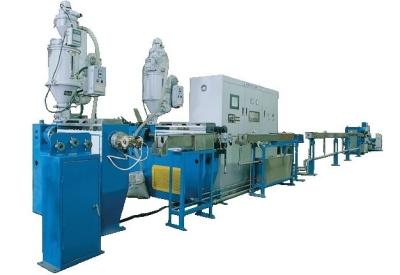 China Plastic extruders for extruding PVC, PE or XLPE insulating layer onto wires and cables for sale