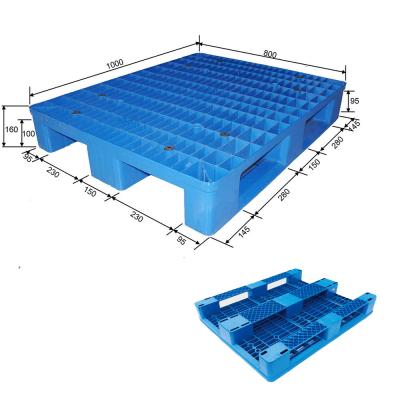 中国 1000x800医学のための積み重ね可能なプラスチック パレットHDPEの耐湿性 販売のため
